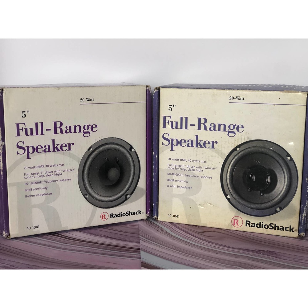 RADIO SHACK CAR SPEAKERS  2 / (1) 5inch # 1401041 (1) 51/4 #1401422